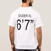 T-shirt duder juiced (Dos)