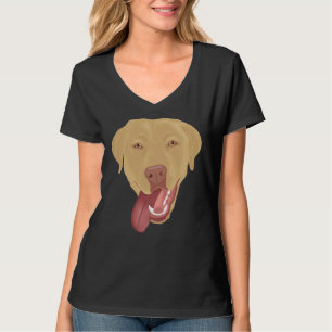 T-shirt Dudley Labrador Retriever Puppy Face