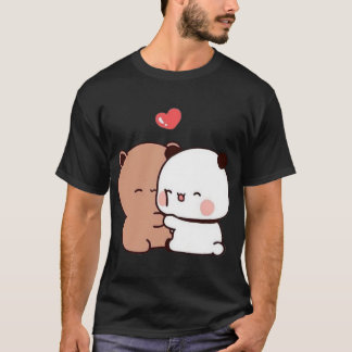 T-shirt DuDu Bear et BuBu Panda moment spécial ❤️ Actif