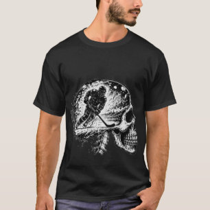T-shirt Duel de hockey de crâne Art