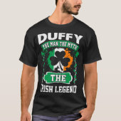T-shirt Duffy l'homme le st patrick irlandais de légende (Devant)