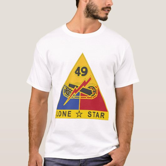 T-shirt DUI - 49e division blindée (Devant)