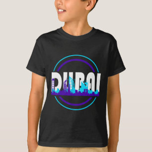 T-shirt Dui Émirats arabes unis Vacances Voyage Souvenir