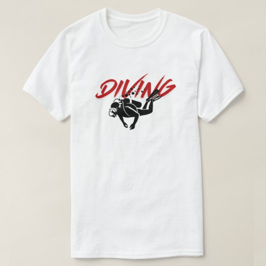 T-Shirt duiken (Design voorkant)