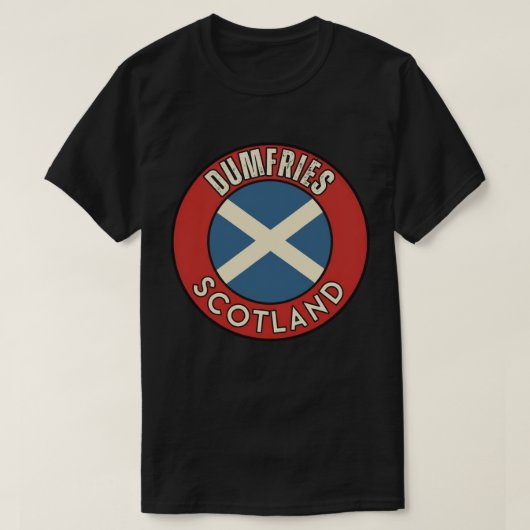 T-shirt Dumfries, Écosse (Design devant)
