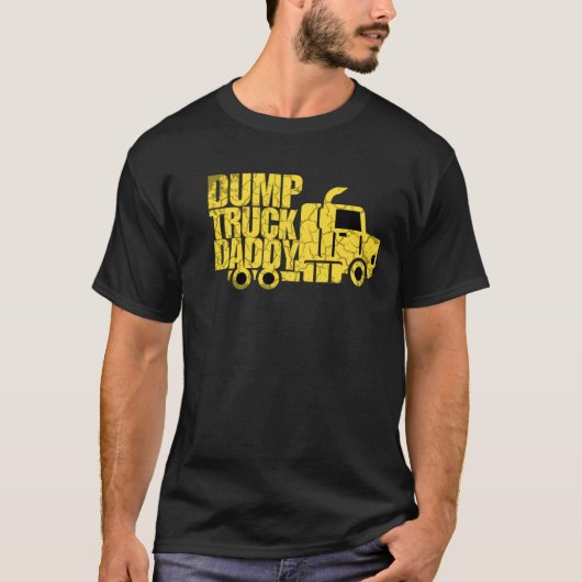 T-shirt Dump Truck papa (Devant)