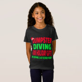 T-Shirt Dumpster Diving Noël Santa Hat (Devant entier)