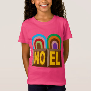 T-shirt dun jersey met fijne roze afdruk Design GA