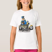 T-Shirt D'Un Policier Écrivant Un Billet Pour Fill (Devant)