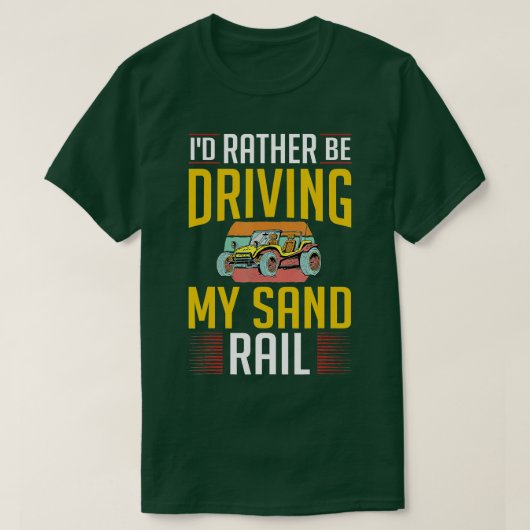 T-shirt Dune Buggy Sand Rail Car Racing Beach Desert Rc Dr (Design devant)
