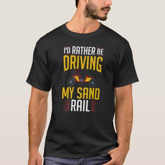 T-shirt Dune Buggy Sand Rail Car Racing Beach Desert Rc Dr (Devant)