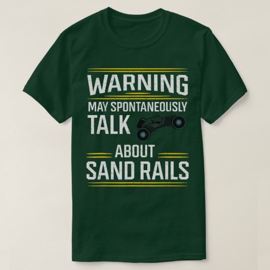 T-shirt Dune Buggy Sand Rail Car Racing Beach Desert Rc Dr (Design devant)