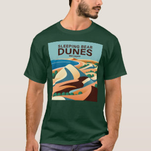 T-shirt Dunes de l'ours dormant Michigan