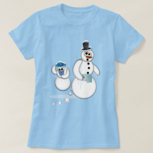 T-shirt Dunette de bonhomme de neige