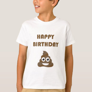 T-shirt Dunette mignonne drôle Emoji de partie de joyeux
