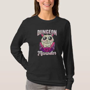 T-shirt Dungeon Meowster Pour Un Joueur Rpg