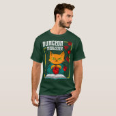 T-shirt Dungeon Meowster RPG Tabletop Gaming DM Role (Devant entier)