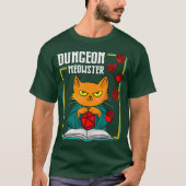 T-shirt Dungeon Meowster RPG Tabletop Gaming DM Role (Devant)