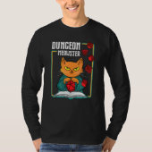 T-shirt Dungeon Meowster Rpg Tabletop Jeu Dm Rôle Jeu (Devant)