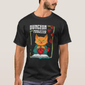 T-shirt Dungeon Meowster Rpg Tabletop Jeu Dm Rôle Jeu (Devant)