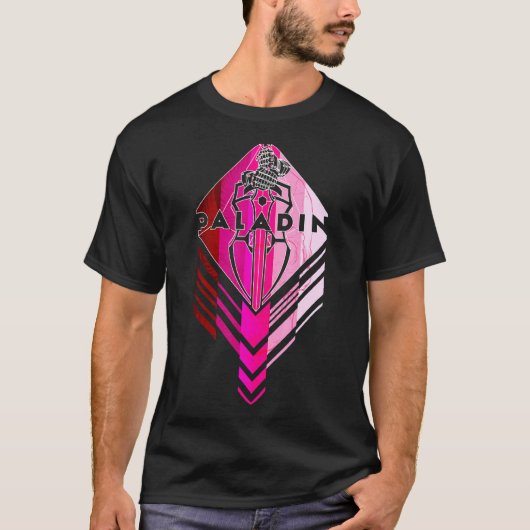 T-shirt Dungeons D20 Dragons Paladin (Devant)