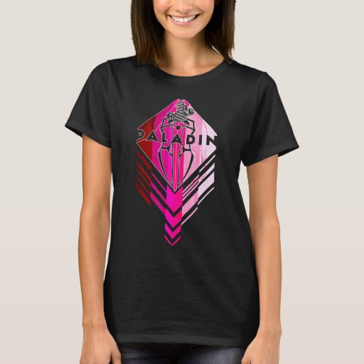 T-shirt Dungeons D20 Dragons Paladin (Devant)