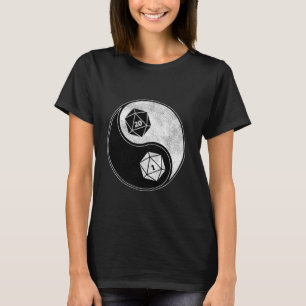 T-shirt Dungeons Dice Rpg Ying & Yang