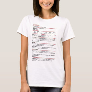 T-shirt Dungeons & Dragons Maman Stat Block