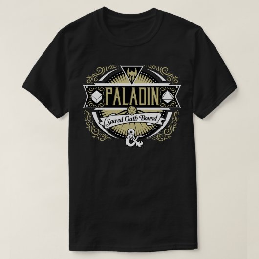 T-shirt Dungeons & Dragons Paladin Sacré serment Pullo (Design devant)