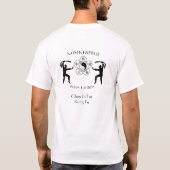 T-shirt d'uniforme de fleur de prune de Mpls (Dos)