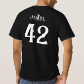 T-Shirt d'uniforme de ligue noir (Dos)