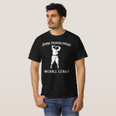 T-Shirt d'uniforme de ligue noir (Devant entier)
