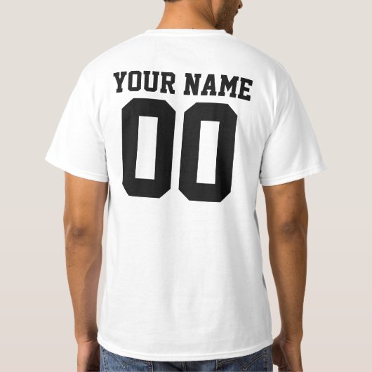 T-Shirt d'uniforme d'équipe (Dos)