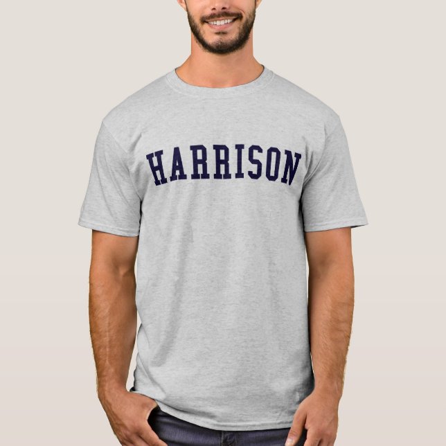 T-shirt d'université de Harrison (Devant)
