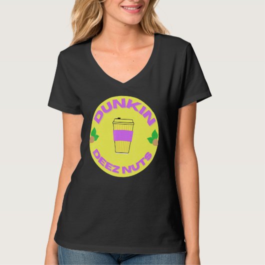 T-shirt Dunkin Deez Nuts Par Merch Denisaev9rt (Devant)