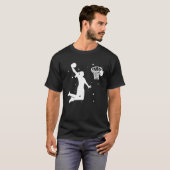 T-shirt Dunking basketball player basket basketball playe (Devant entier)