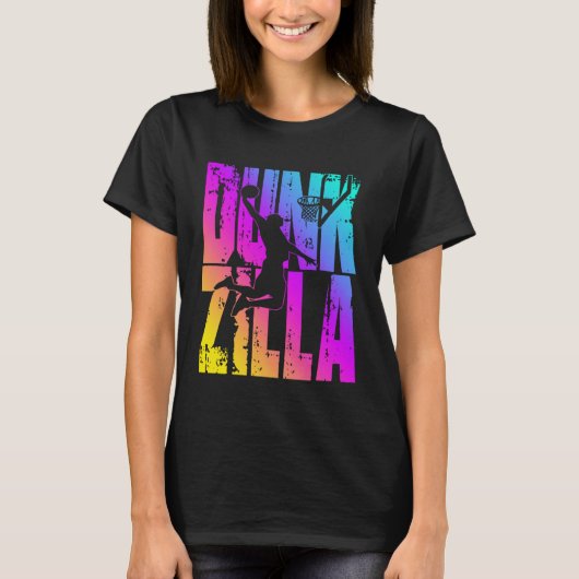 T-shirt Dunkzilla Basketball Player Basketballer Sports Du (Devant)