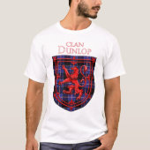 T-shirt Dunlop Tartan Scottish Plaid Lion Rampant (Devant)
