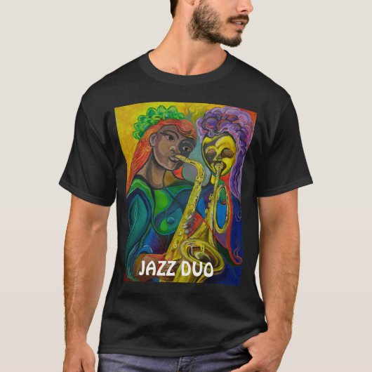 T-shirt Duo de jazz (Devant)