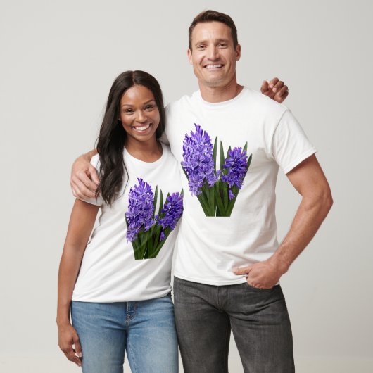 T-shirt Duo d'hyacinthe pourpre (Unisexe)
