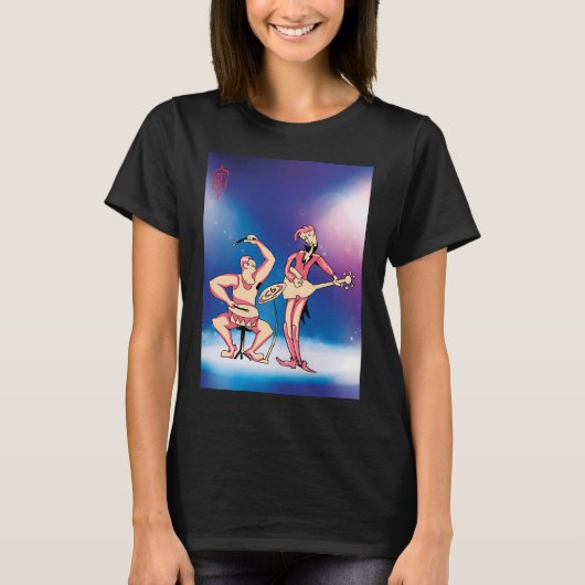 T-shirt Duo Musical Dynamique (Devant)