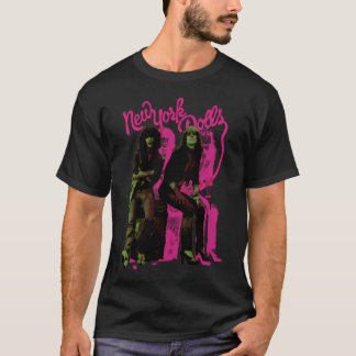 T-shirt Duo New York Dolls Néon Glam Punk Design Rétro