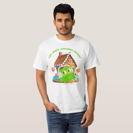 T-shirt duolingo (Devant entier)