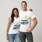 T-Shirt Duotone « Né pour courir » Marathon (Unisexe)