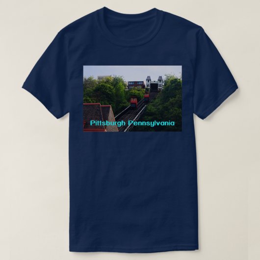 T-shirt Duquesne Incline Pittsburgh Pennsylvanie (Design devant)