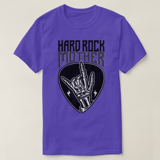 T-shirt Dur Rock Mère Rock Main Sign1 (Design devant)