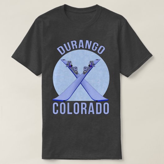 T-shirt Durango Colorado (Design devant)