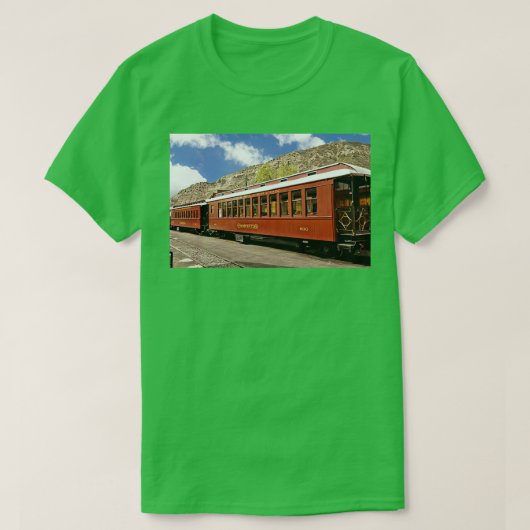 T-shirt Durango Et Silverton Rail Road Voitures De Passage (Design devant)