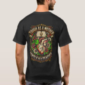 T-shirt Dure comme une mère Douce comme une enseignante Éc (Dos)