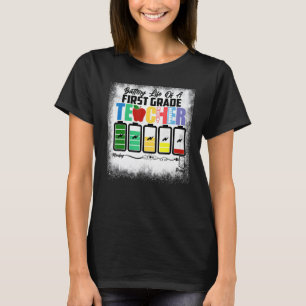 T-shirt Durée de vie de la batterie d'un premier enseignan